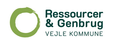 Ressourcer & Genbrug Vejle Kommune Logo 2021 Grøn